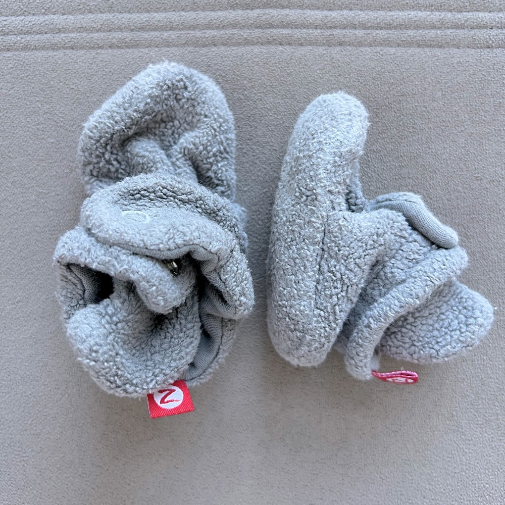 Grey Zappos booties 3M